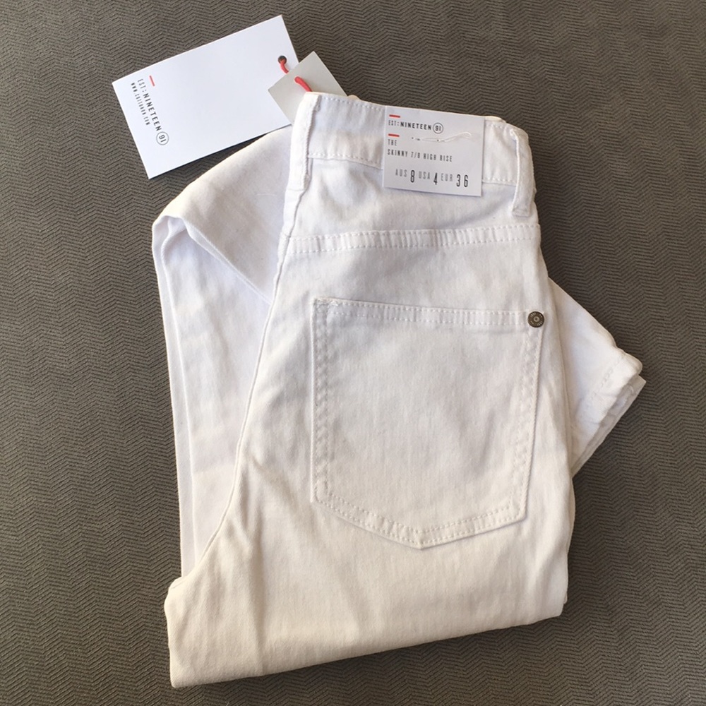 White jeans